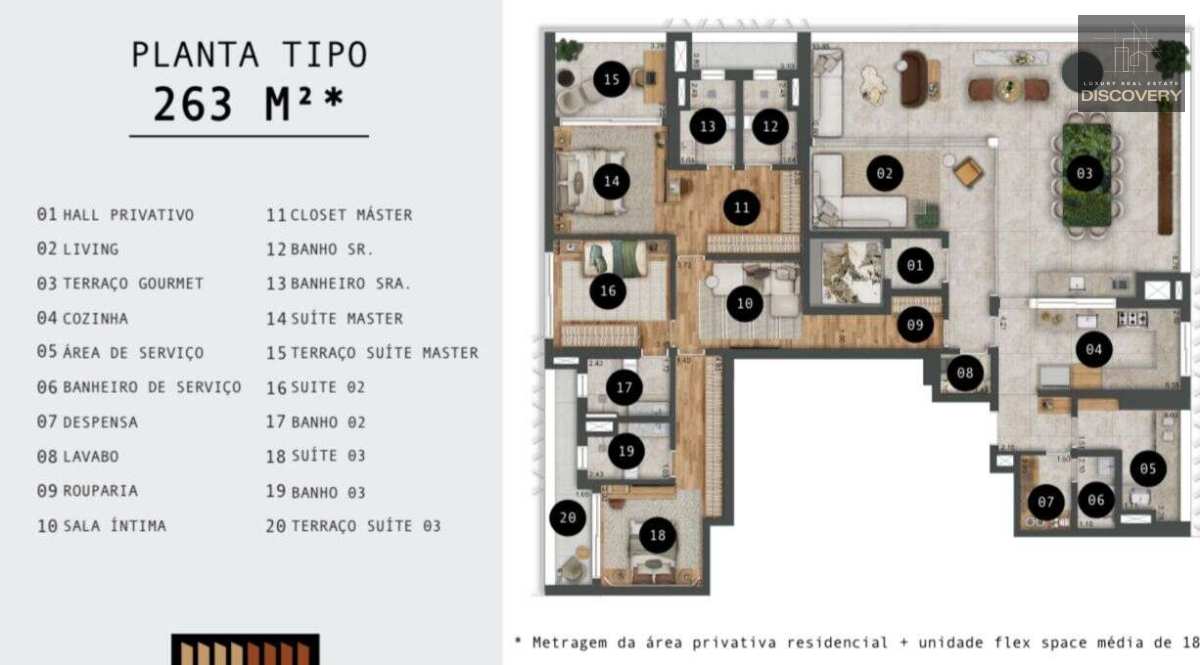 Apartamento de luxo à venda com 3 quartos - Jardins,