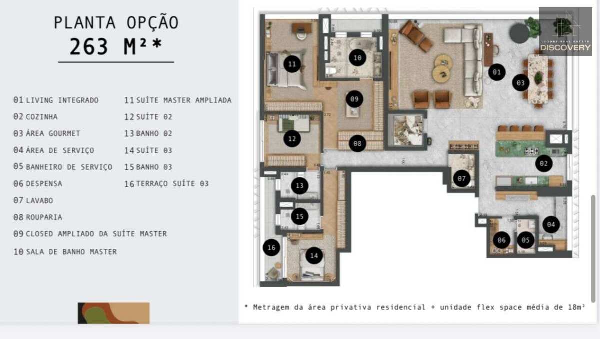 Apartamento de luxo à venda com 3 quartos - Jardins,